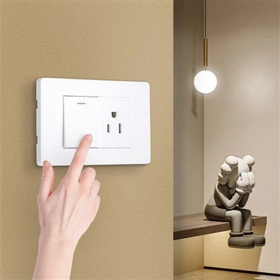 2-gjengs dimmer og vippebryter